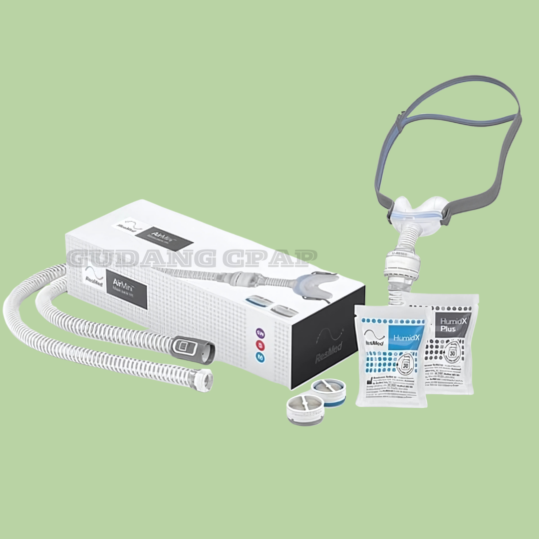 ResMed Airmini AutoTravel CPAP + AirFit N30 Cradle Mask