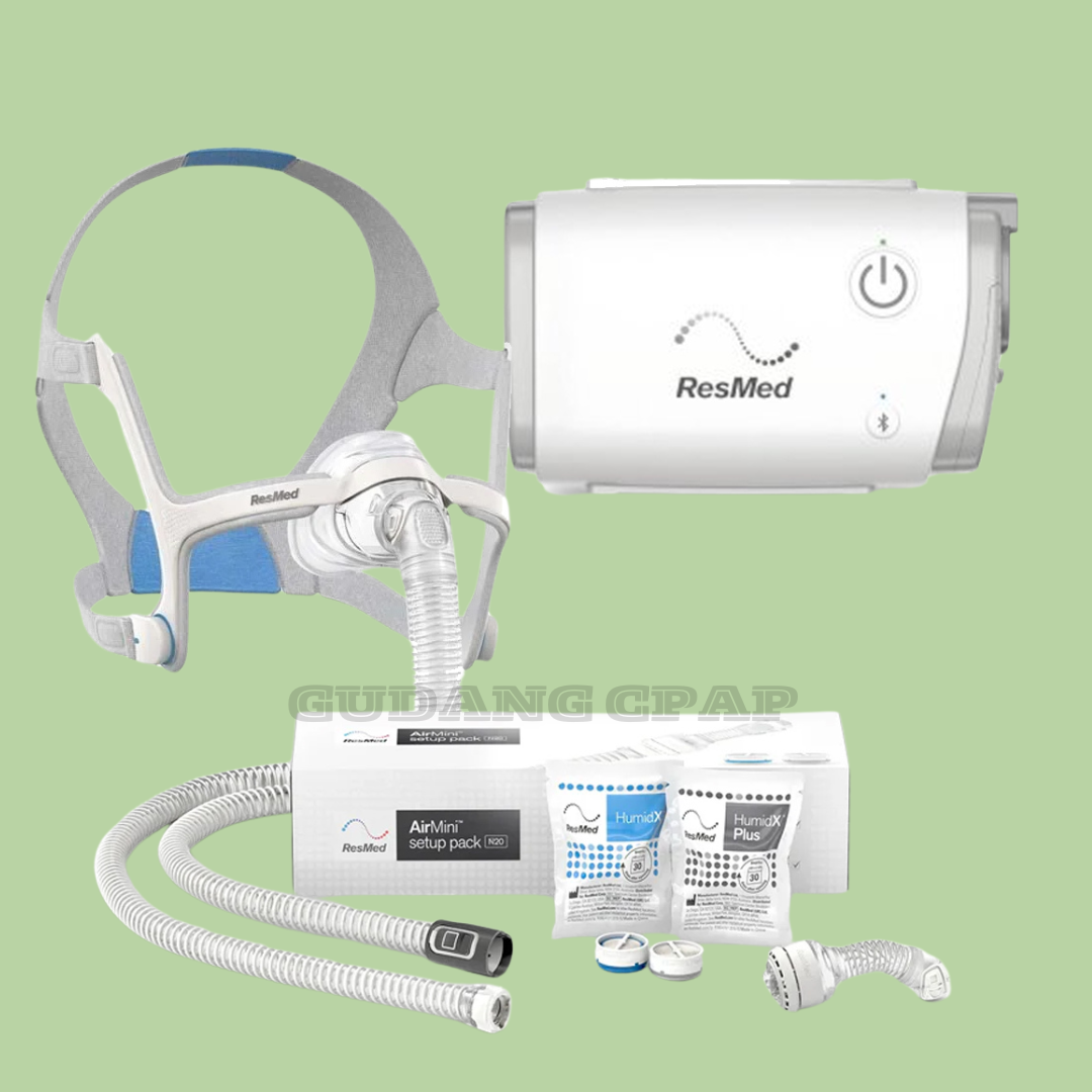 ResMed Airmini AutoTravel CPAP + N20 Nasal Mask