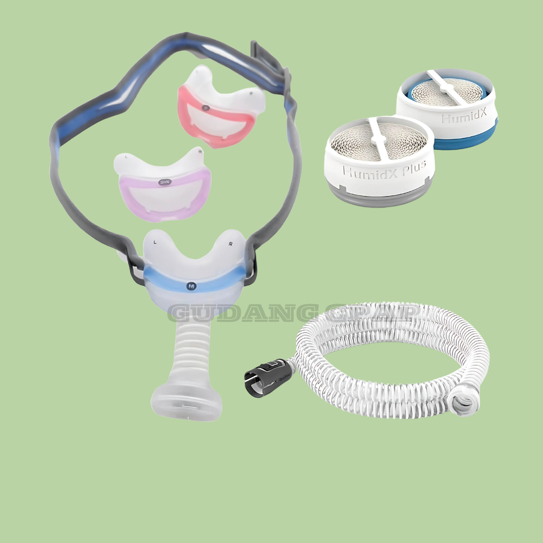 ResMed Airmini AutoTravel CPAP + AirFit N30 Cradle Mask