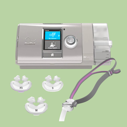 ResMed AirCurve10 VAuto BiLevel + ResMed AirFit P10 For Her Nasal Pillow Mask