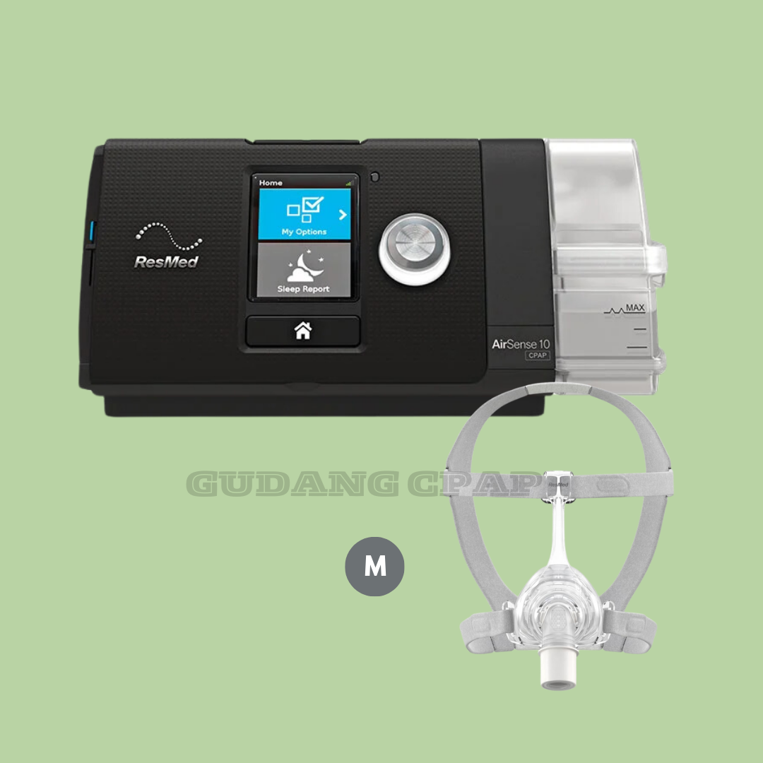 ResMed AirSense10 AutoSet + ResMed AirFit N20 Classic Nasal Mask