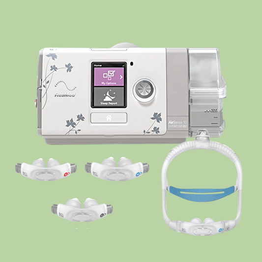 ResMed AirSense10 AutoSet For Her + ResMed AirFit P30i Nasal Pillow Mask