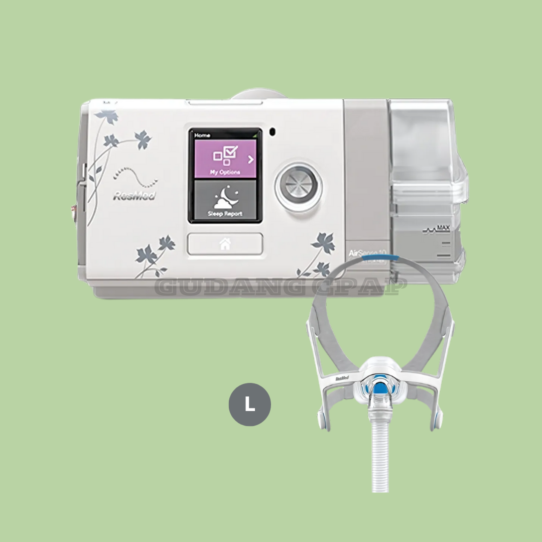 ResMed AirSense10 AutoSet For Her + ResMed AirFit N20 Nasal Mask