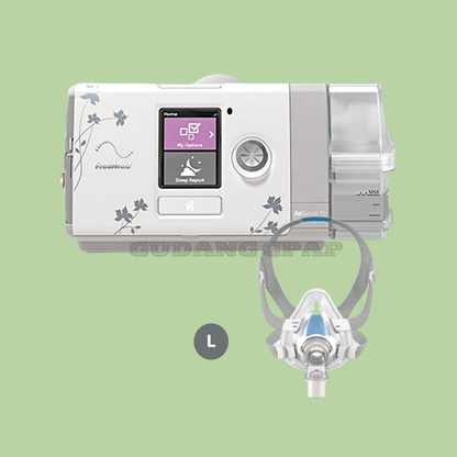 ResMed AirSense10 AutoSet For Her + ResMed AirFit F20 Full Face Mask