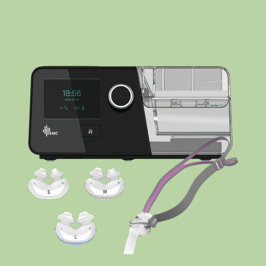 BMC G3 A20 Auto CPAP + ResMed AirFit P10 For Her Nasal Pillow Mask