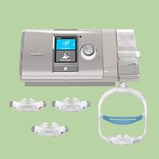 ResMed AirCurve10 VAuto BiLevel + ResMed AirFit P30i Nasal Pillow Mask
