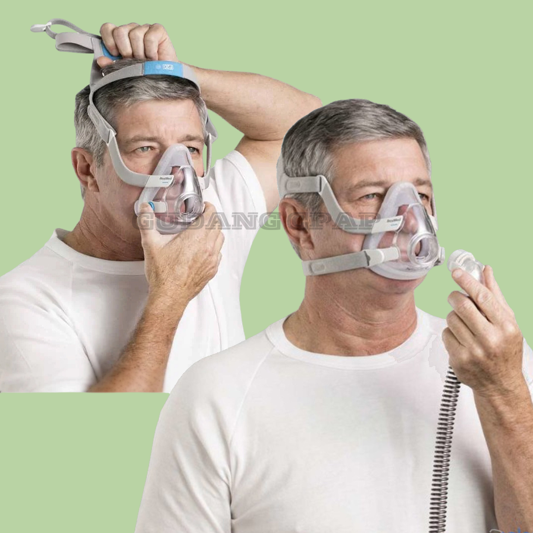 ResMed AirCurve10 VAuto BiLevel + ResMed AirFit F20 Full Face Mask