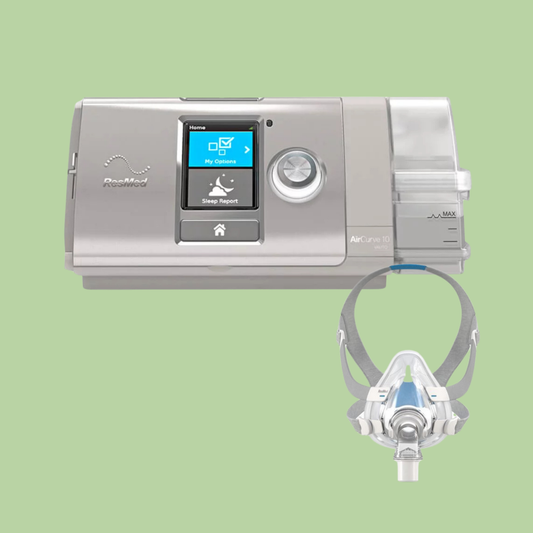 ResMed AirCurve10 VAuto BiLevel + ResMed AirFit F20 Full Face Mask