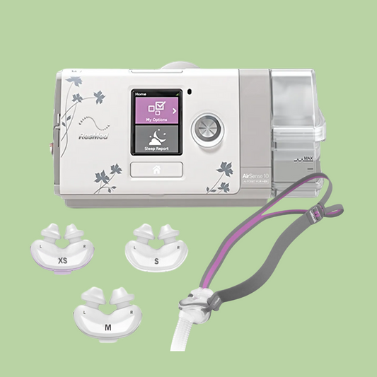 ResMed AirSense10 AutoSet For Her + ResMed AirFit P10 For Her Nasal Pillow Mask