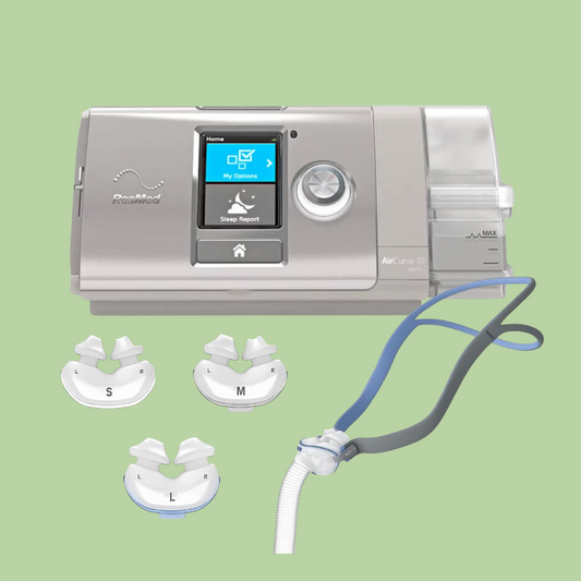 ResMed AirCurve10 VAuto BiLevel + ResMed AirFit P10 Nasal Pillow Mask